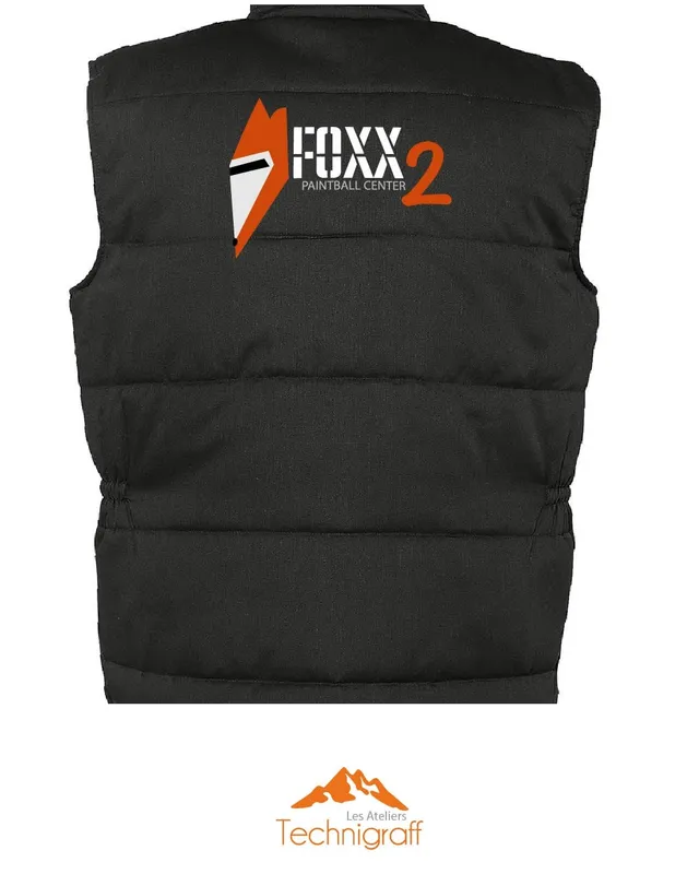 Gilet sans manches matelassé personnalisé